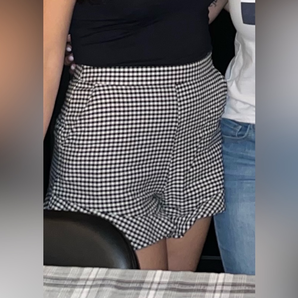 Twik plaid-pattern shorts